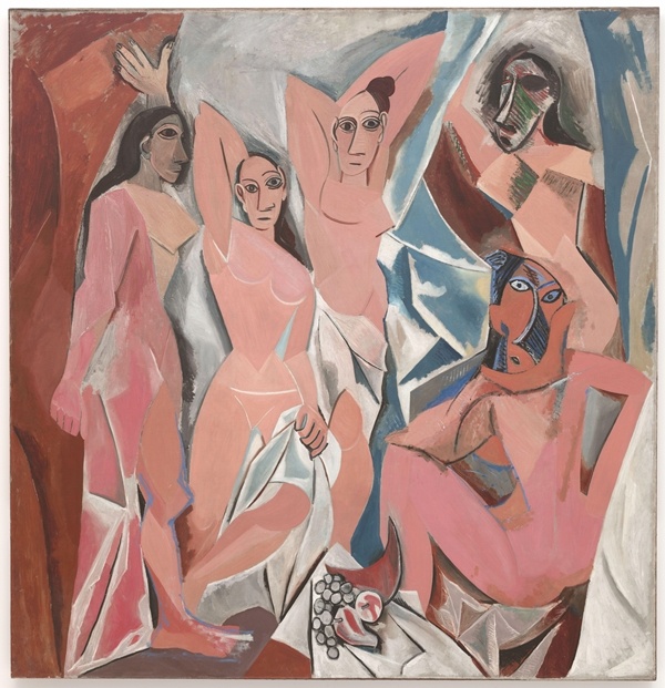 Pablo Picasso, Les Demoiselles D'Avignon (1907). Photo: Wikipedia.